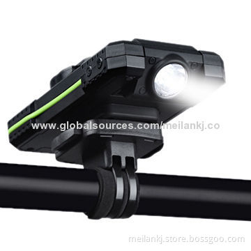 Bike Headlight with Power Bank Function, with Mount and Accessories, Power Supply, for Other Devices